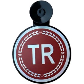 Resim HMNL Oto Resimlik Vantuzlu KIRMIZI TR 7 CM 