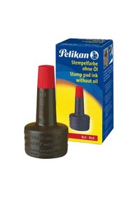 Resim Pelikan Istampa Mürekkebi 30cc - Kırmızı 