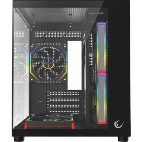 Resim Rampage Lumıd V2 750W 80 Plus Bronze M-Atx Temperli Camlı 5*12CM Argb Fan Siyah Oyuncu Kasası 