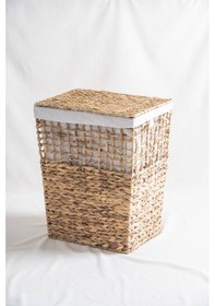 Resim Acar Soléa Hasır 5 Li Kapaklı Sepet Seti Krem 