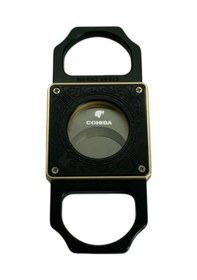 Resim Cohiba Siyah Desenli Metal Puro Makası Kesici - Tr9324 