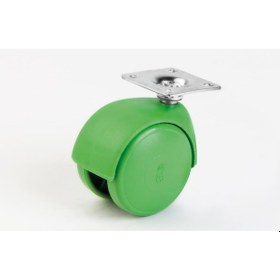 Resim Gürçay Mobilya Tekeri Plastik H65Mm Tablalı Yeşil 4 Adet N11.10123 