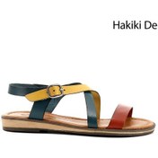 Resim Gönderi R Petrol Maviye Sarı Kırmızı Hakiki Deri Sandalet Petrol 