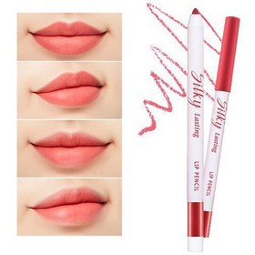 Resim Missha Silky Lasting Lip Pencil İpeksi Dokuda Kalıcı Dudak Kalemi Lost Girl 