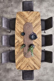 Resim Cesta El Yapımı Mor Runner 37x136 4022 - Mor / 37 x 136 