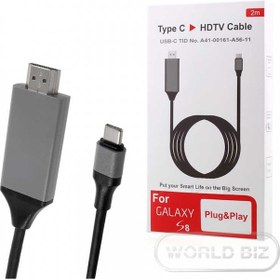 Resim Type-C Hdmı Kablo Kırmızı Kutulu-Siyah 