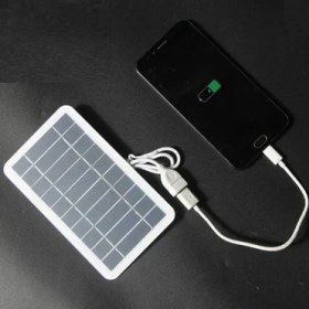Resim Burdabuldu 5V Yüksek USB Güneş Paneli Kamp Hücreleri Solar Şarj Cihaz 