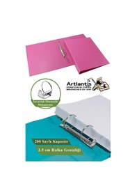 Resim Mor 2 Halkalı Klasör 2 Adet A5 Pvc Öğrenci Ve Ofis Tipi Evrak Sunum Talebe Büro Klasörü İç Cepli Otomatik Mekanizlı Okul Mor 