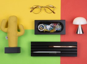 Resim Kayigo Woody Siyah Üçlü Ofis Seti - Sarı Cactus 