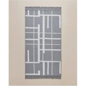 Resim Storemax Smoky Dokuma Kilim 80X150 cm Gri 