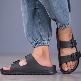 Resim Erkek Modası Kaydırmalı Sandaletler Bağciksiz, Çift Ayarlanabilir Toka Kayışları, Erkek Modası Sandaletleri için Tokalı Günlük Yürüyüş Ayakkabıları. Terlikler. Plaj. Kamp. Slaytlar. Kadın Ayakkabıları. Plaj Ayakkabıları 