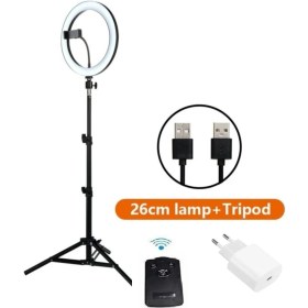 Resim Renksan Rıng Fıll Lıght LED Halka Işık 24W 5500K Tripod ile Bluethoot Kumanda 