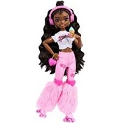 Resim Barbie Dream Besties Paten Partisi Brooklyn Bebek ve Aksesuarları JFX97 
