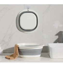 Resim Pazar Kapısı Katlanır Badya Akordiyon Leğen 10 Litre 