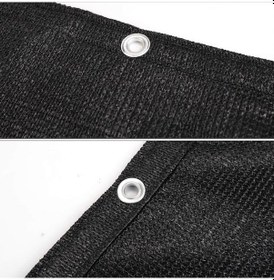 Resim Balkon Demiri Perdesi Korkuluk Perdesi Siyah File 80 x 100 Siyah 