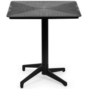 Resim Bintaşmobilya Siyah Bahçe Masası Siyah 