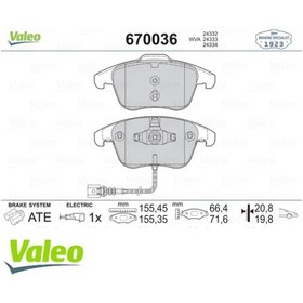 Resim Valeo-670036 Ön Balata Tiguan-Q3 10 Gdb1762 514695504 