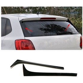 Resim Volkswagen Polo Spoiler Kenar Çıtası Parlak Siyah 2009-2017 