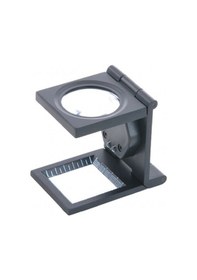 Resim Büro Ev Ofis Hediyesi İçin 2,5cm Full Çelik Kaplama Büyüteç Katlanabilir Cep Büyüteci 