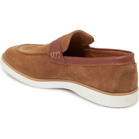 Resim Tergan Taba Hakiki Süet Deri Erkek Loafer - E24I1AY56749-K59 