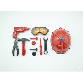 Resim MCM Group Meslek Setleri - Baretli Tamir Seti 11 Parça - Kırmızı (Lisinya) 