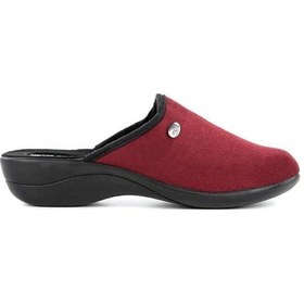 Resim Darcie Anatomik Topuk Dikeni Ev Bayan Terlik-bordo Bordo 