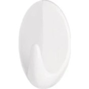 Resim Tesa 66603 Kendinden Yapışkanlı Oval Plastik Beyaz Askı 2'li Paket 
