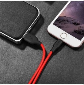 Resim Hoco X21 Plus Usb To Lightning Silikon Hızlı Şarj Ve Data Kablosu 