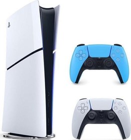 Resim PlayStation PS 5 Digital Slim 1Tb Türkçe Menü Çift Kol Renkli 