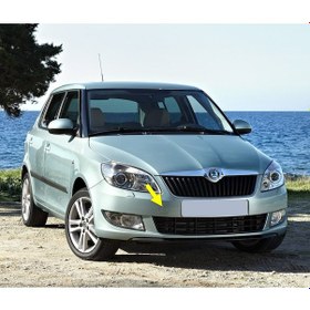 Resim Skoda Fabia 2 Makyaj 11-14 Ön Tampon Çeki Demir Kapağı 5J0807241 