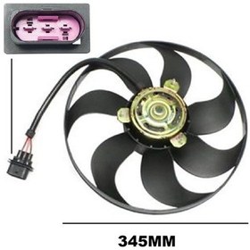 Resim 25 Veka 254424 - Fan Motoru 345mm 250/60w 1.2 Awy-bmd/1.6 Bts/1. 