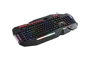 Resim Turbox BladeDancer TR-GK103 USB Gaming Standart Rainbow Aydınlatma Siyah Q Kablolu Klavye 