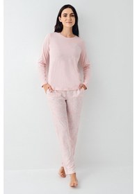 Resim Pierre Cardin Kadın Pembe Pijama Takımı Pc9085-s-v1 Pembe 
