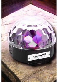 Resim Bfs Kompakt Tasarımlı, Telefon Kontrollü Disko Topu Işıkları Çok Renkli 