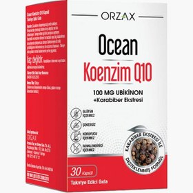 Resim Orzax Ocean Koenzim Q10 30 Kapsül 