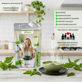 Resim Belu Gıda Atölyesi Isırgan Otu Çorbası 60 gr (4 Porsiyon) Pestisitsiz - Bebek, Çocuk ve Yetişkin Beslenmesine Uygun 