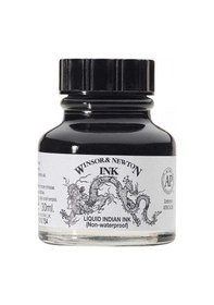Resim Winsor & Newton Çizim Mürekkebi 30ml Liquid Indian 754 Siyah 
