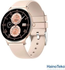 Resim Haino Teko Watch Ultra 5 Amoled Ekran Super Slim Tasarım WaterProof 3 Kordonlu Akıllı Saat Gold Rose Teko5 