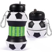 Resim neararsanbizden Futbol Topu Tasarımlı Akordiyon Su Şişesi 
