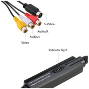 Resim Xindoker Mac İçin Usb 2.0 Video/audio Toplayıcı Kartı - Ntsc/pal/secam Desteği, 720x576 Çözünürlük, Plug&play, Abs+metal Malzeme 