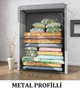 Resim beyazpazar BEZ DOLAP METAL PROFİLLİ YORGAN HURCUGRİ RENK 