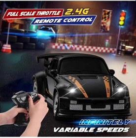 Resim Yezan01 1/64 1/43 Mini Drift 4wd Rc Araba Uzaktan Kumandalı Led Yarış Aracı Beyaz Beyaz 