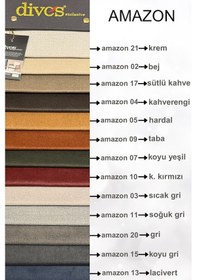 Resim Amazon Serisi Premium Silinebilir Döşemelik Kumaş Soğuk Gri 