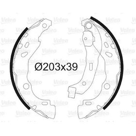 Resim Citroen C-elysee Arka Fren Balatasi 2012-2024 Valeo 562810 