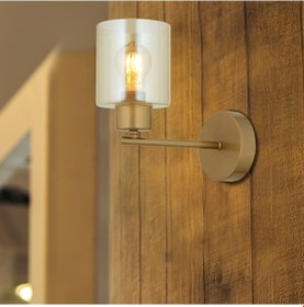 Resim Lima Eskitme Bal Camlı Duvar Lambası Yatak Odası-Yatak Başı-Banyo Eskitme 