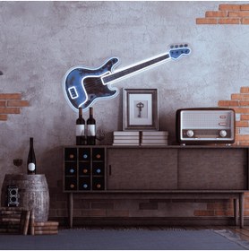 Resim HONEY CONCEPT Bas Gitar Neon Led 