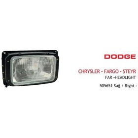 Resim AYFAR FAR SAĞ DODGE CHRYSLER FARGO STEYR 505651 