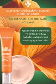 Resim Yves Rocher Göz Çevresini Canlandırıcı, Nemlendirici ve Işıltı Verici Glow Energie Göz Kremi 15 ml 