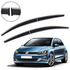 Resim Carmind Volkswagen Golf 7 Krom Çıtalı Cam Rüzgarlığı 2013-2019 