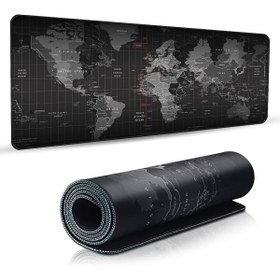 Resim ATAELEKTRONİK Büyük Boy Xxl Mousepad Siyah Renk 70x30cm Oyuncu Gamer Gaming Mouse Pad Yüksek Kalite 